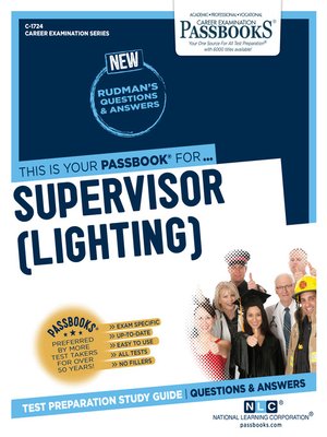 cover image of Supervisor (Lighting)